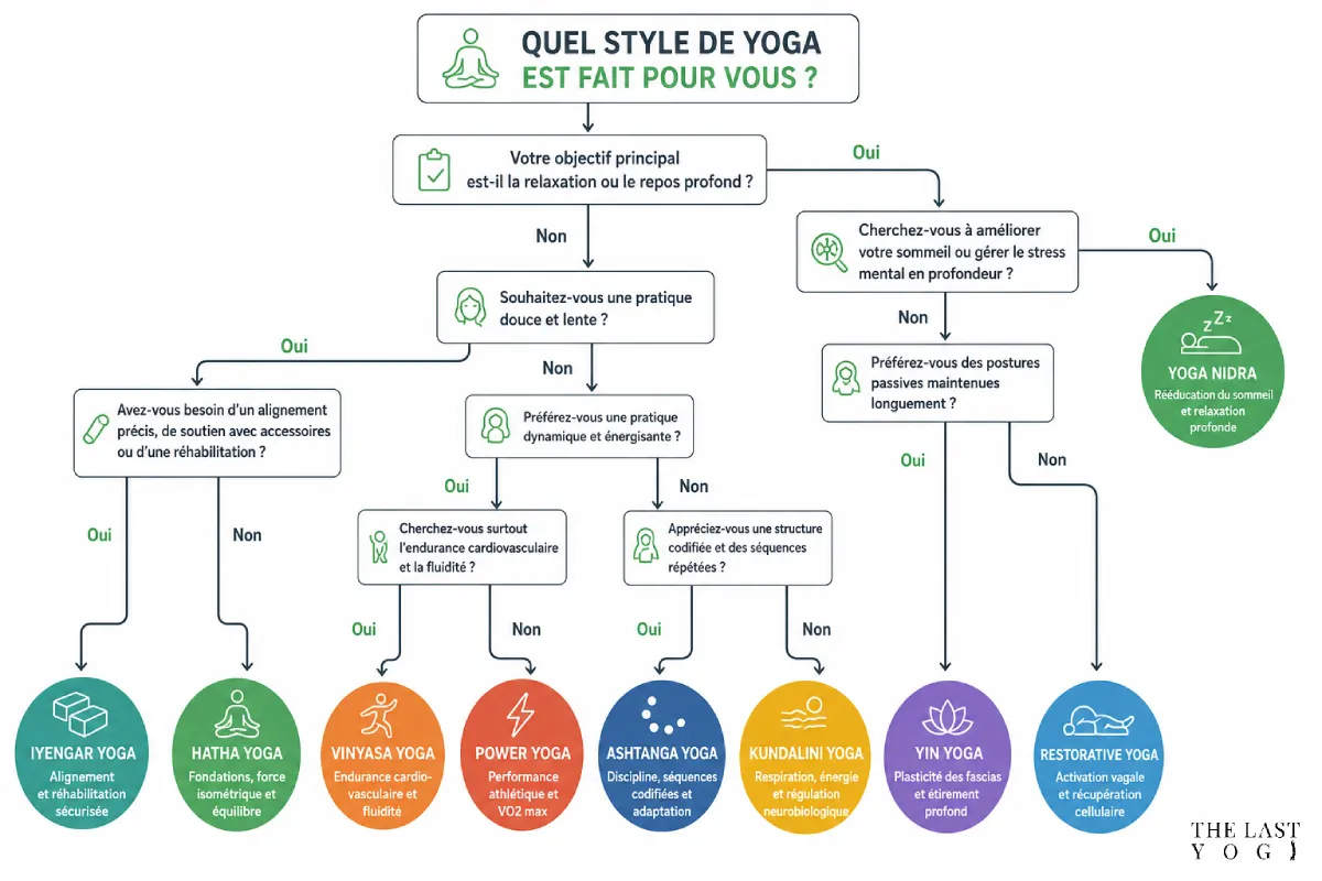 Graphique choix quel type de yoga