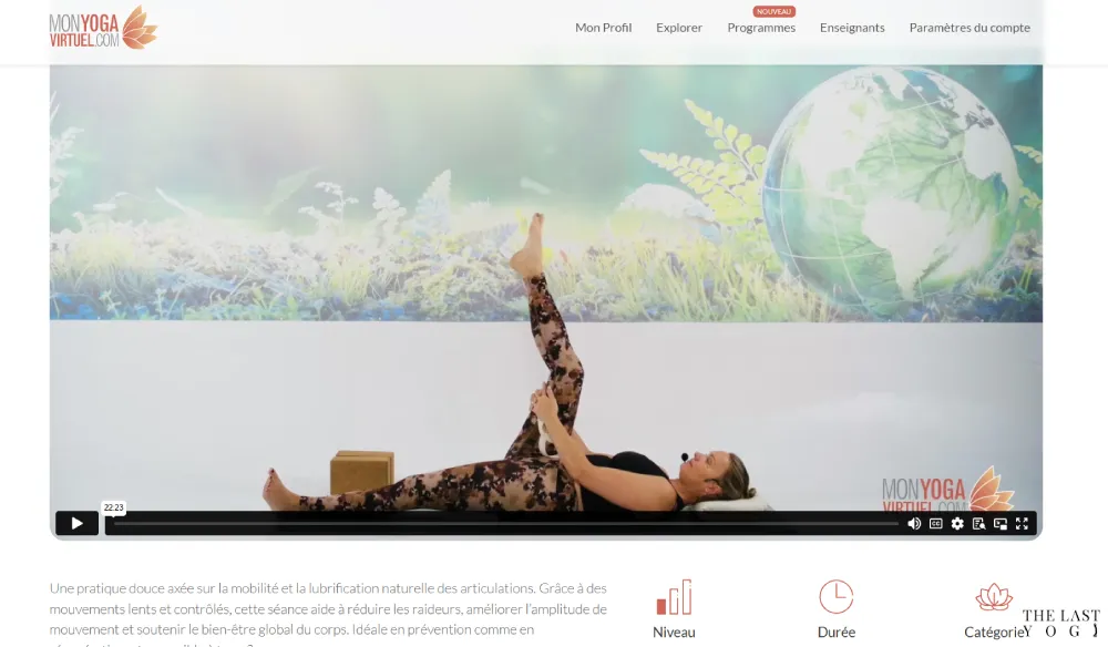 mon yoga virtuel video avis
