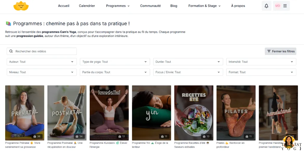 Des filtres utiles et bien pensés
