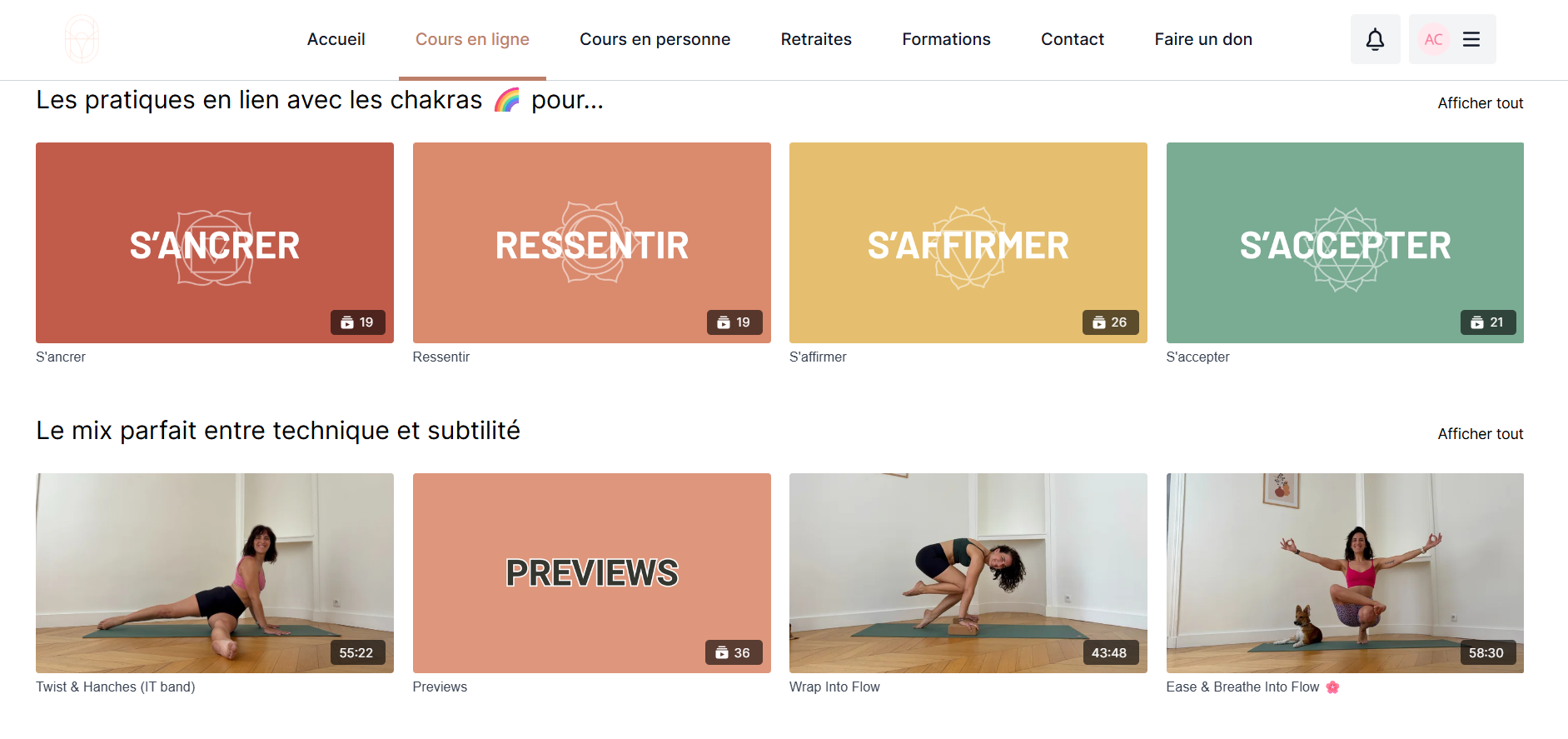 anne julie yoga avis programmes