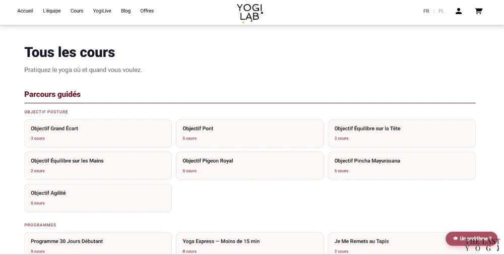 yogilab avis programmes