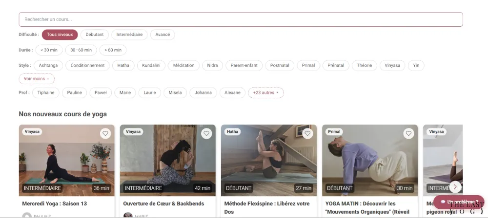 yogilab liste videos