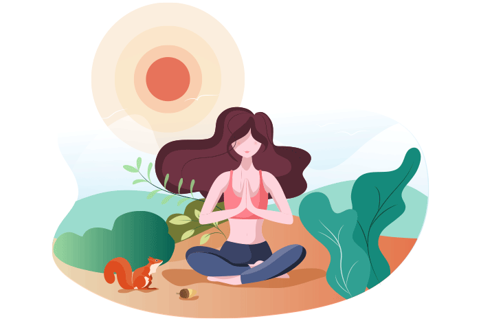 cours de yoga en ligne avec bonne ambiance